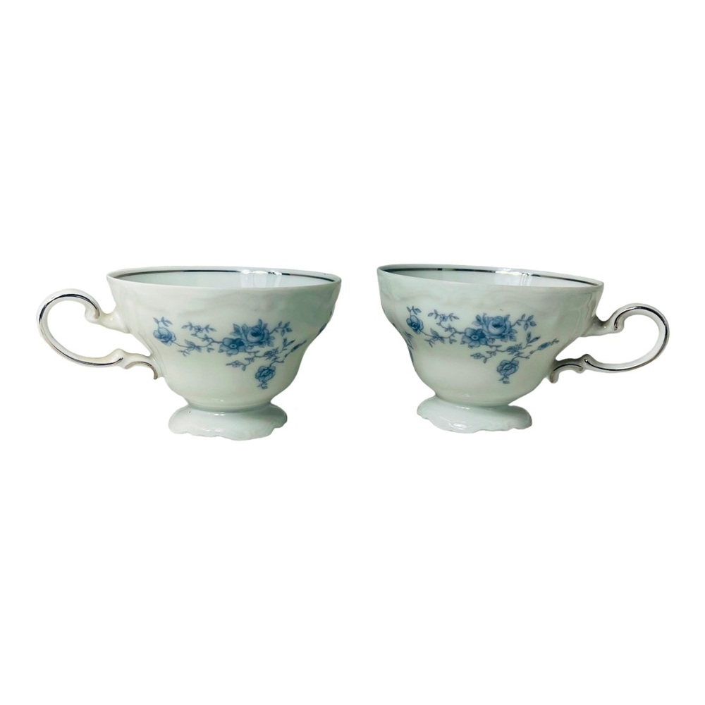 Johann Haviland Bavaria Germany Fine Porcelain Blue Garland Tea Cup Replacements
